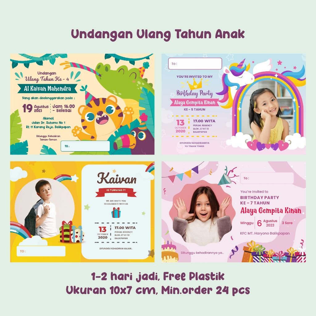 Undangan Ultah Anak
